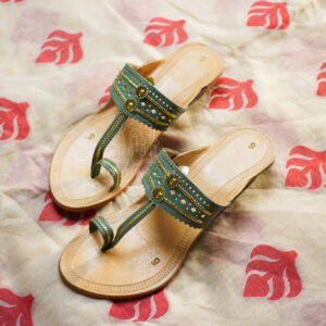 rang de kolhapuri chappal (black) (copy)