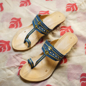 rang de kolhapuri chappal (green) (copy)